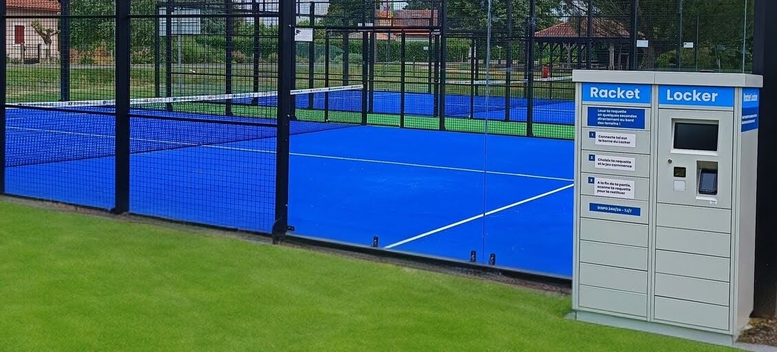 Le Casier Sportif - Racket Locker - Location matériel de sport - Casiers connectés