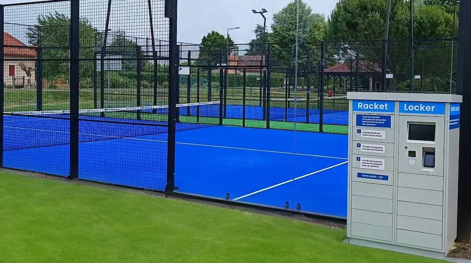 Racket Locker Morcenx - Location matériel sportif - Casiers connectés et intelligents