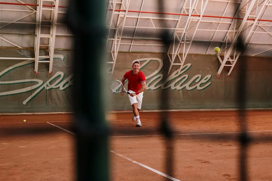 Joueur de tennis - Casiers connectés - Le Casier Sportif